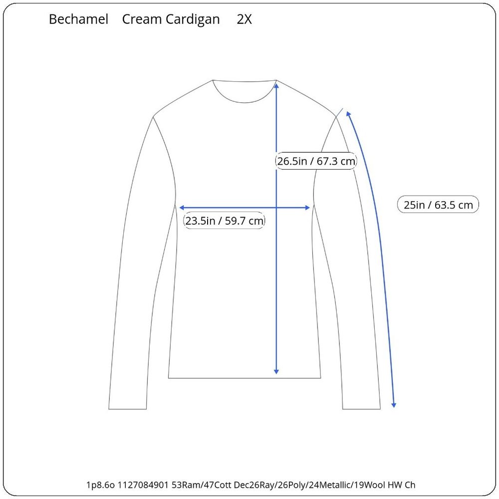 Vintage Bechamel Plus Size Cardigan Sweater Womens 2X Angels Bells Christmas - Picture 11 of 11